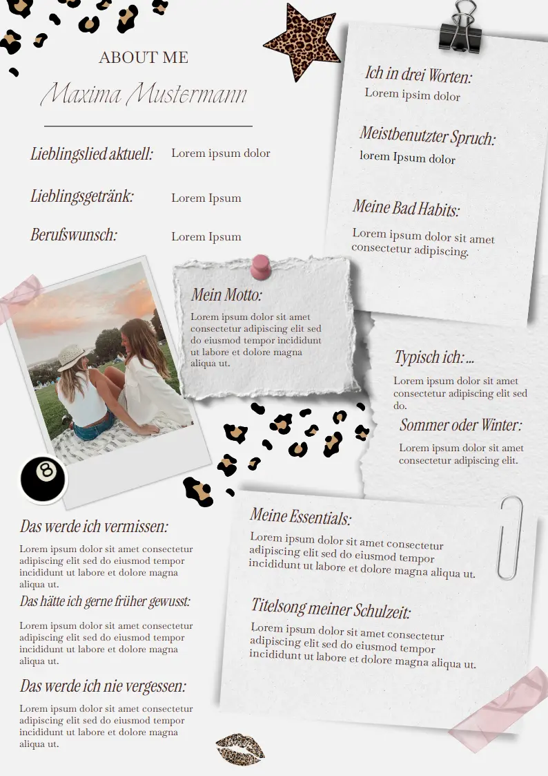 Abi Glamour: Steckbrief