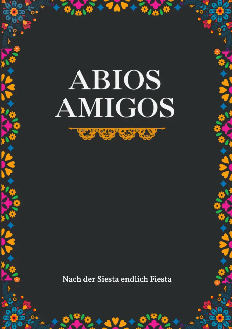 Abios Amigos: Cover