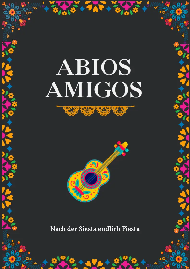 Abios Amigos: Cover