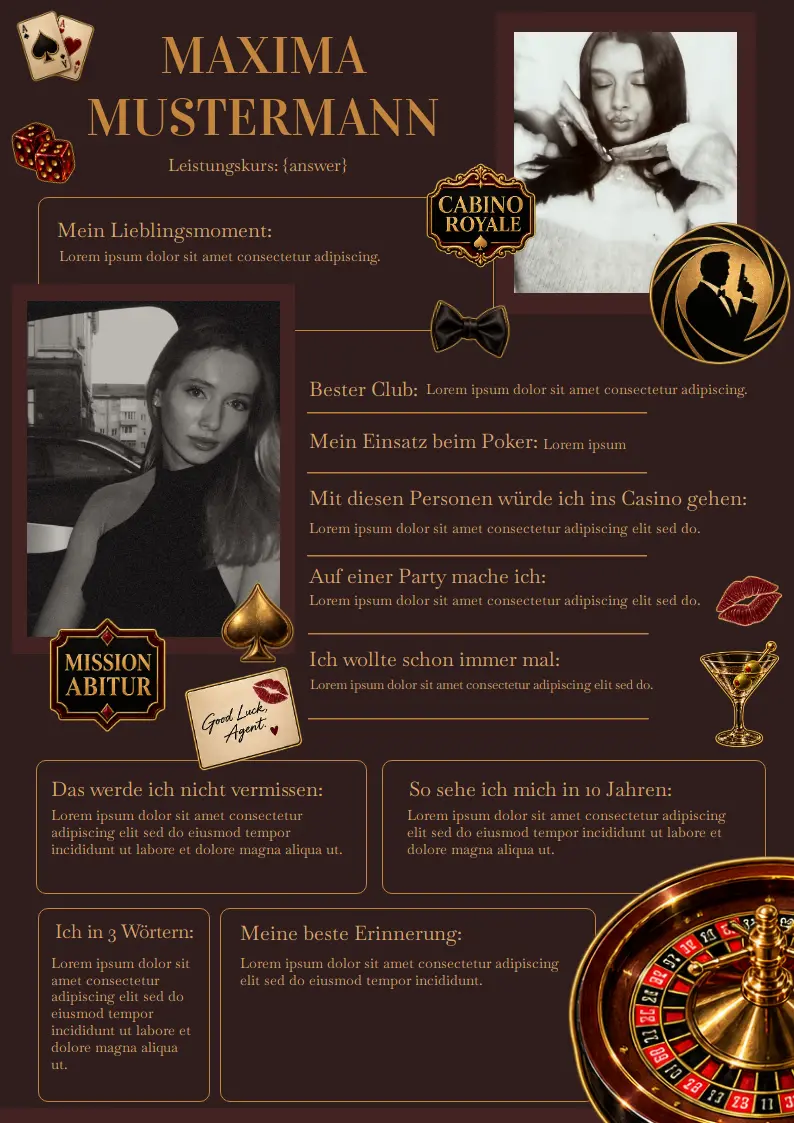 Cabino Royal: Steckbrief