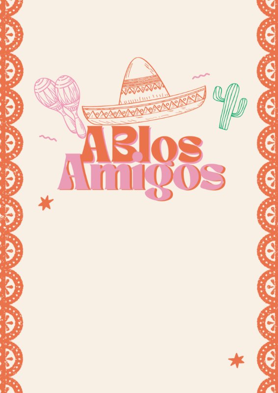 Abios Amigos: Cover