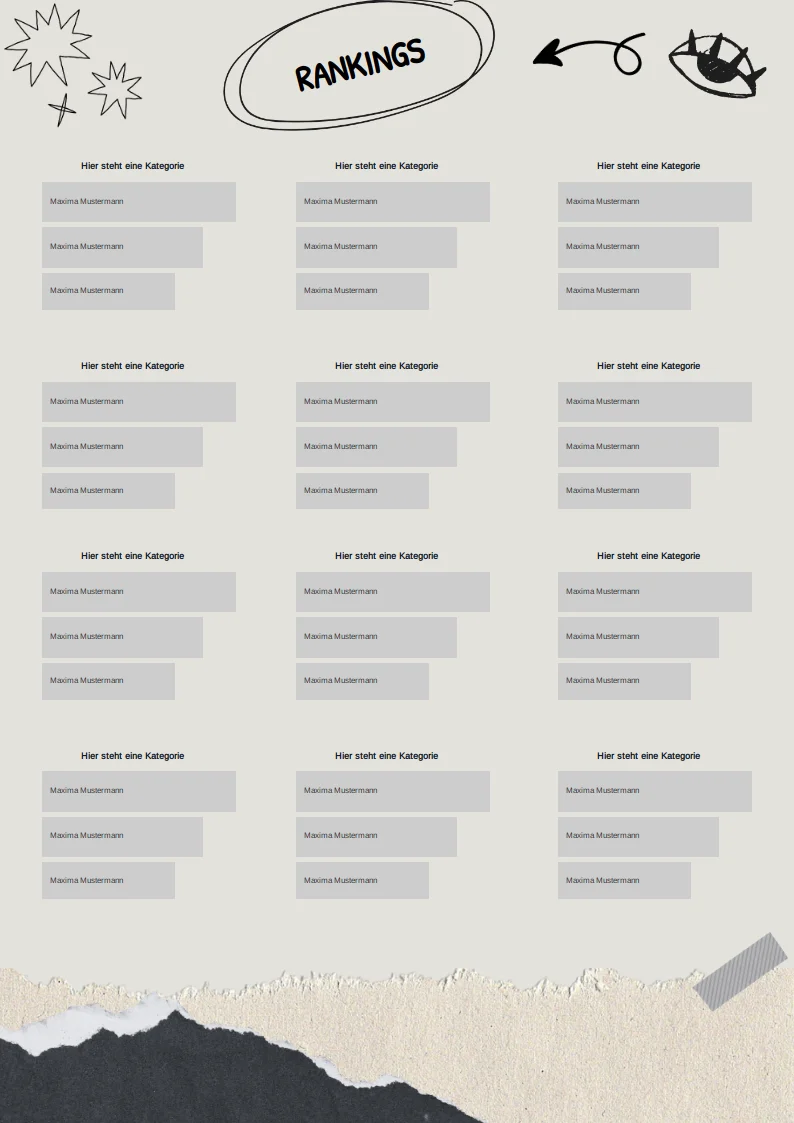 Scrapbook Style: Ranking