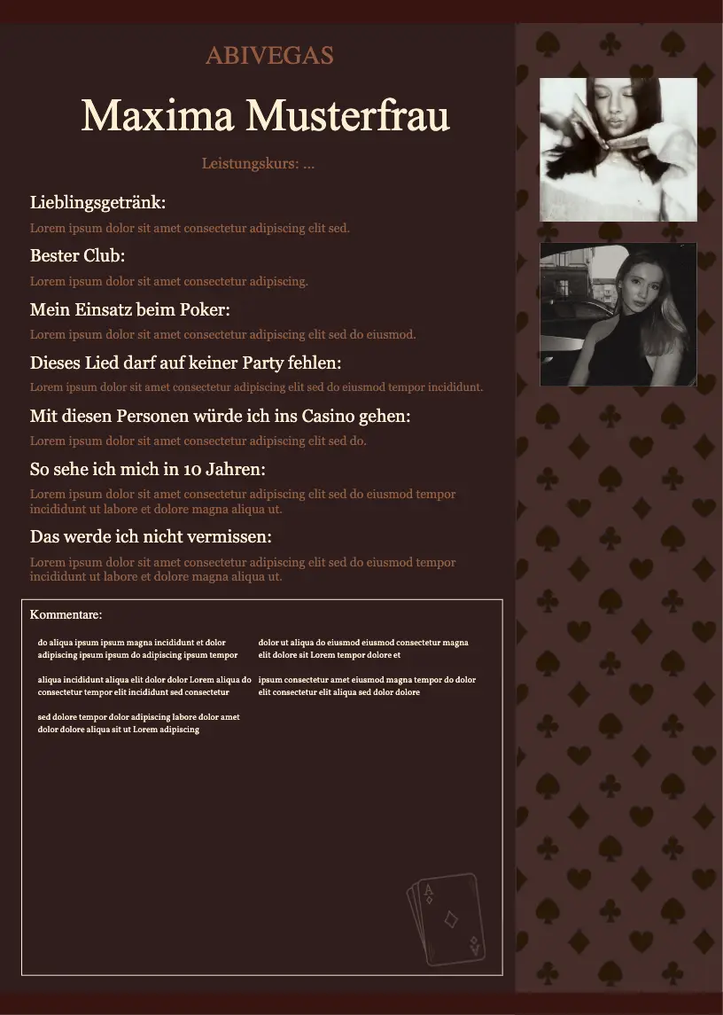 Abivegas: Steckbrief
