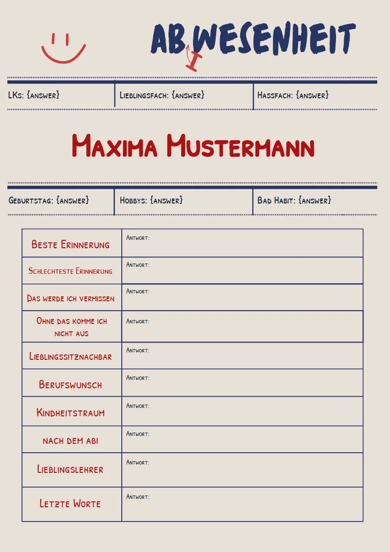 Abiwesenheit - Mehr Fehlstunden als Punkte: Steckbrief