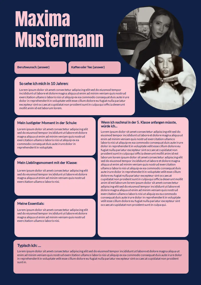 Modern: Steckbrief