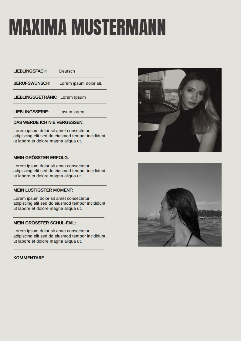 Beige: Steckbrief