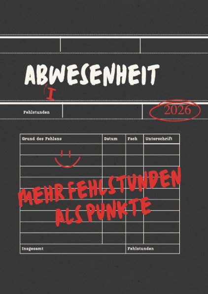 Abiwesenheit - Mehr Fehlstunden als Punkte: Cover